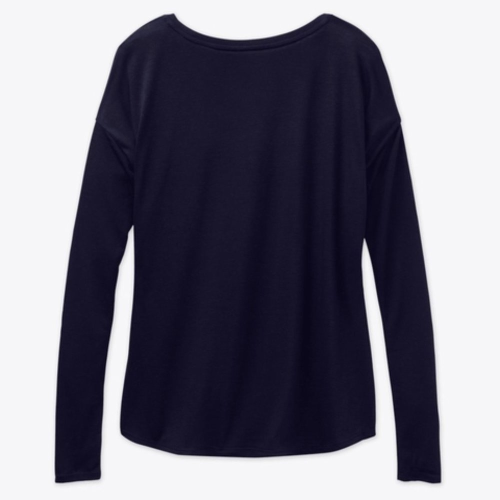 Women's Flowy Long Sleeve Tee - Picture 2 of 4